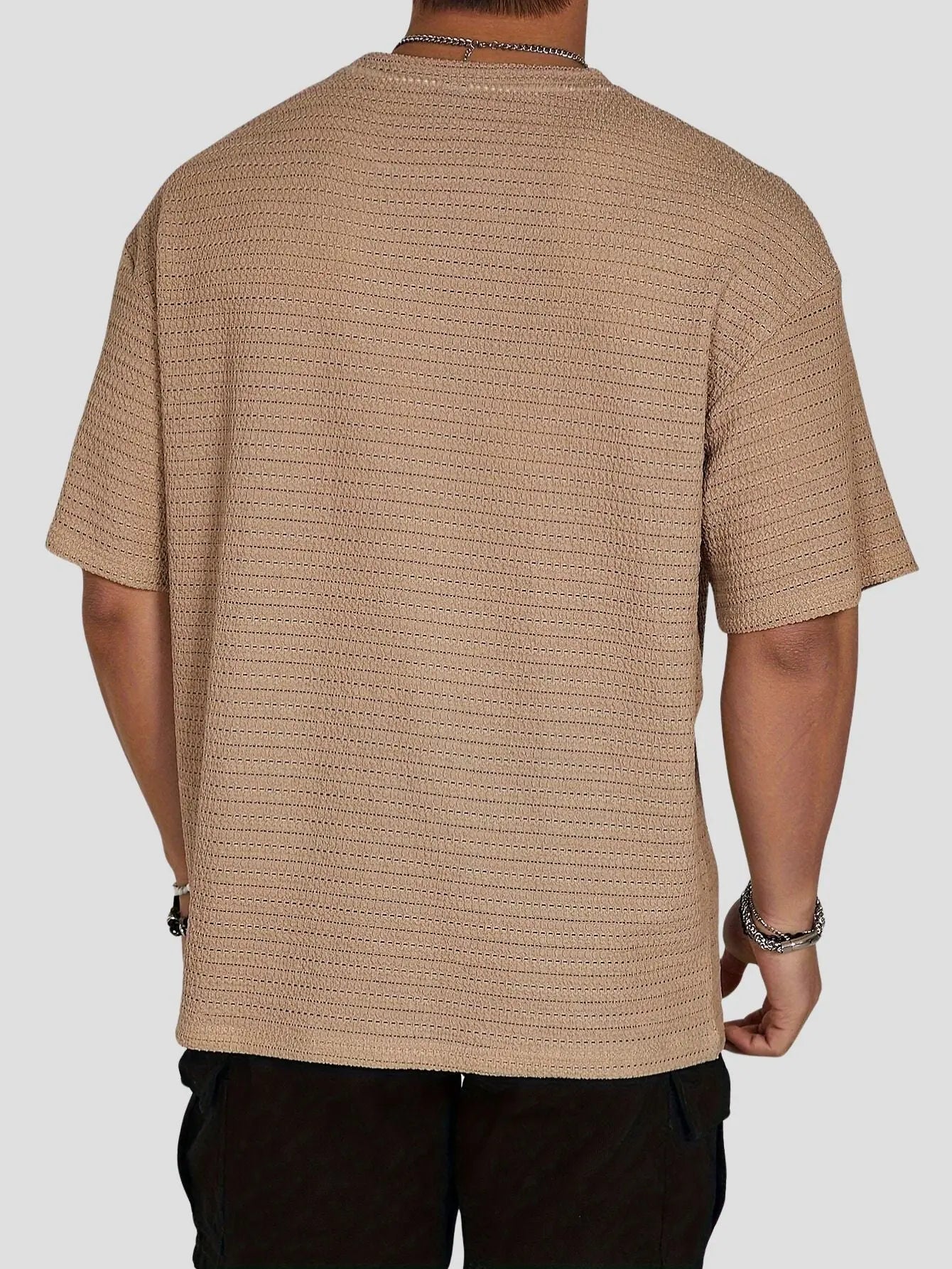Men’s Loose Textured T-Shirt