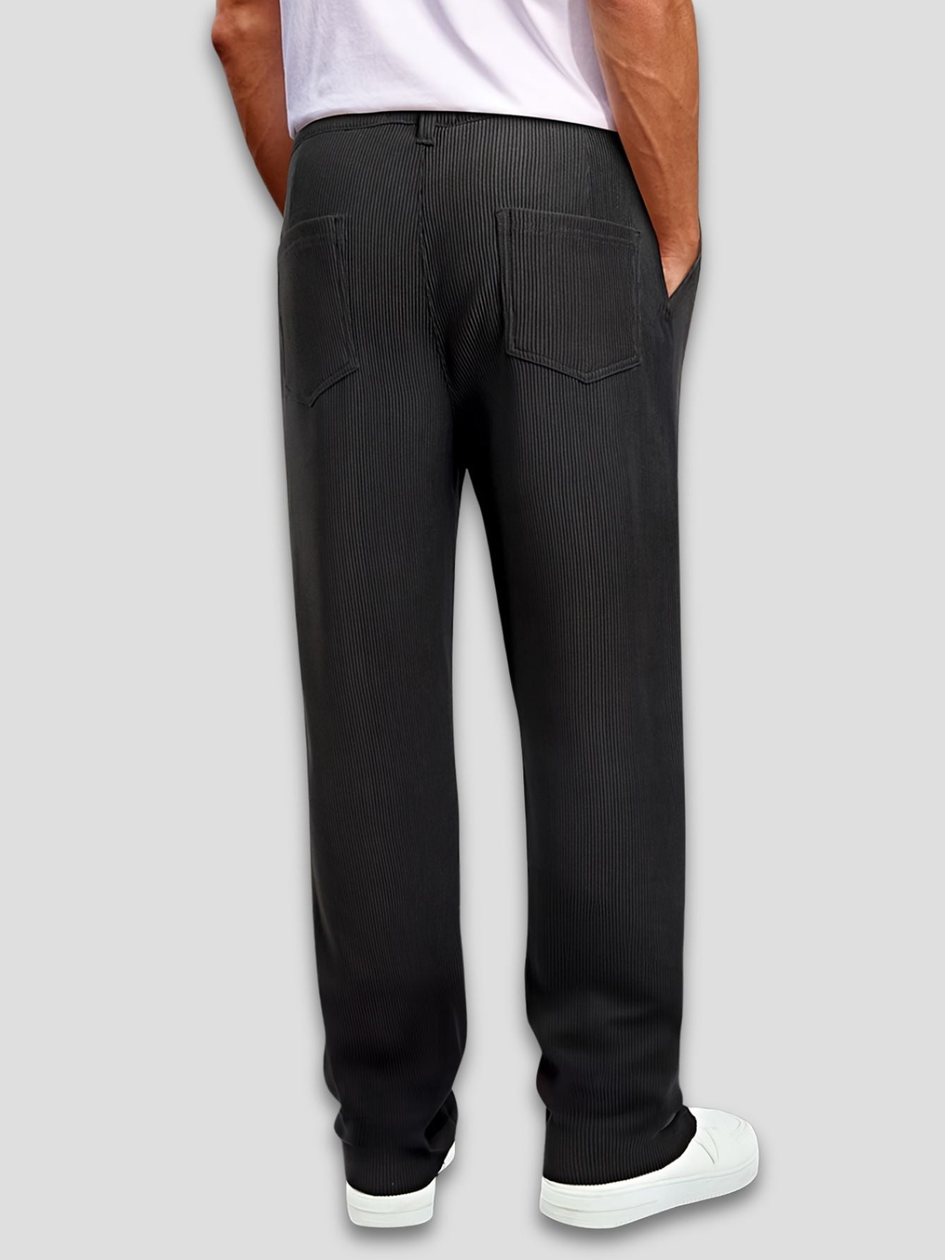 Men’s Loose Corduroy Straight Pants