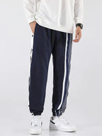 Men’s Striped Athletic Jogger Pants
