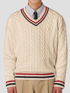 Men’s V-Neck Knit Sweater