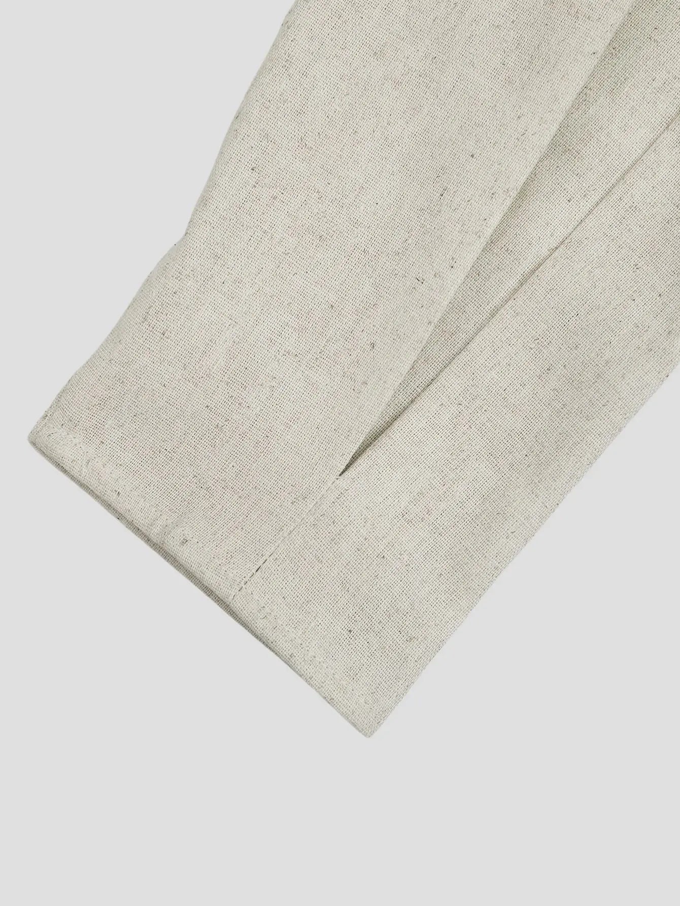 Men’s Linen Texture V-Neck Shirt