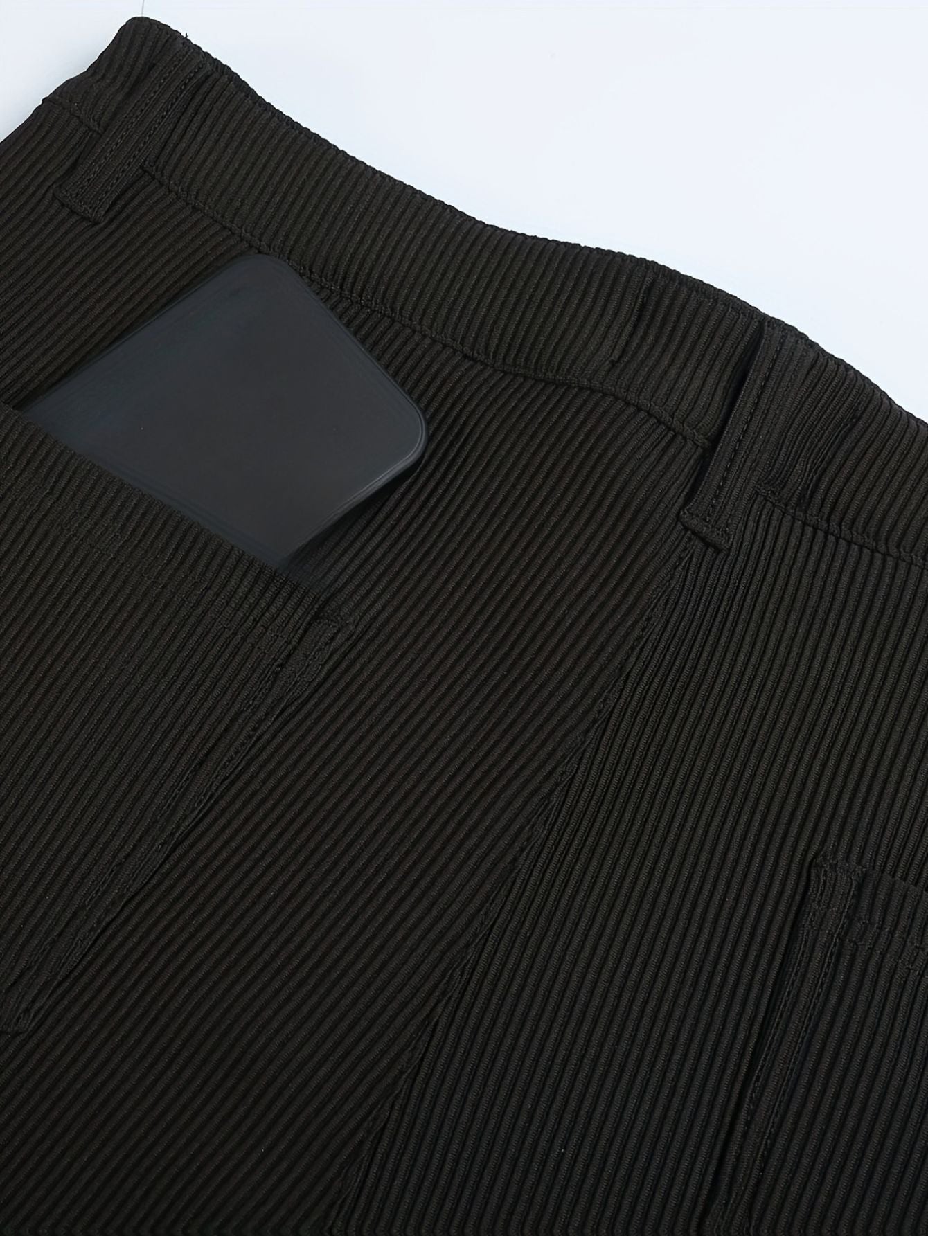 Men’s Loose Corduroy Straight Pants