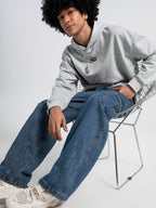 Men’s Casual Loose Fit Jeans with Side Pockets